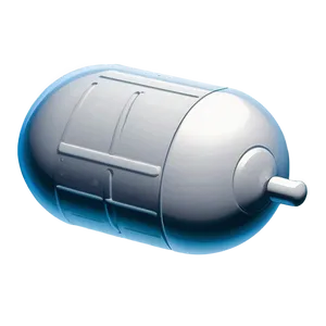 White Capsule C PNG Image