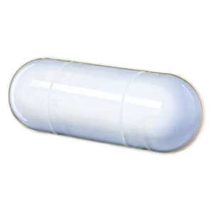 White Capsule D PNG Image