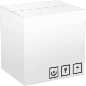 White Cardboard Box Png Clip Art, Transparent Png PNG image with transparent background