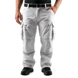 White Cargo Pants Png Tpq PNG Image