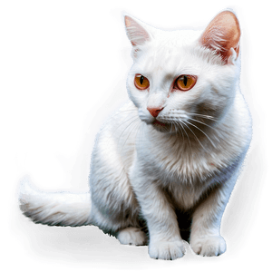 White Cat PNG ayo PNG