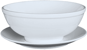 Ly's Horeca Middle Rim Soup Bowl And Saucer By Minh - Soup Bowl And Saucer, HD Png Download PNG image with transparent background