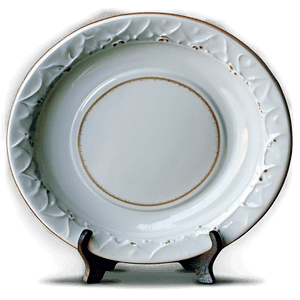 White Ceramic Plate PNG 06212024 PNG
