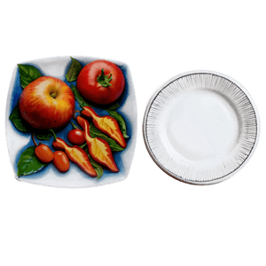 White Ceramic Plate PNG 06212024 PNG