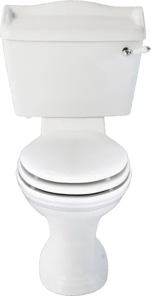 White Ceramic Toilet Isolated PNG Image