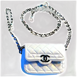 White Chanel Bag Png Bgx PNG Image