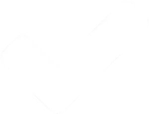 White Checkmark Black Background PNG Image