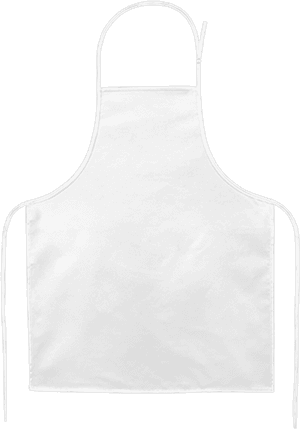 Apron Simple White Png Image - Transparent White Apron Png, Png Download PNG with transparent background