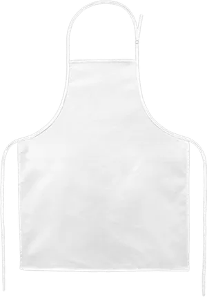 White Chef Apron Blank PNG Image