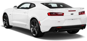 White Chevrolet Camaro S S2023 PNG Image