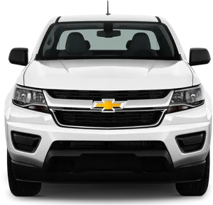 White Chevrolet S U V Front View PNG Image