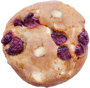 White Chocolate Cranberry Cookie Png, Transparent Png PNG image with transparent background
