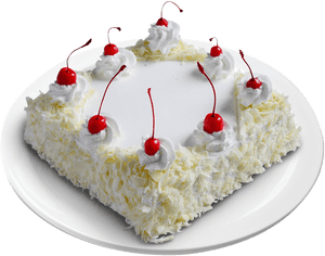 White Forest Gateau - White Forest Cake Designs For Birthday, HD Png Download PNG image with transparent background