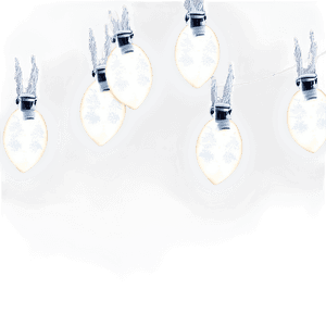 White Christmas Lights PNG svs24 PNG image with transparent background
