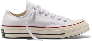 White Converse Chuck Taylor Sneaker PNG Image