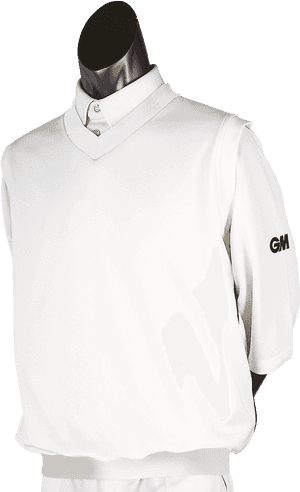 White Cricket Polo Shirt Mannequin PNG image with transparent background