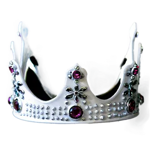 White Crown D PNG Image