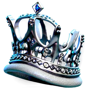 White Crown With Diamonds Png Sgh PNG Image