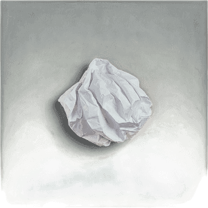 White Crumpled Paper PNG 05242024 PNG image with transparent background