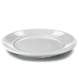 White Dessert Plate PNG 06212024 PNG