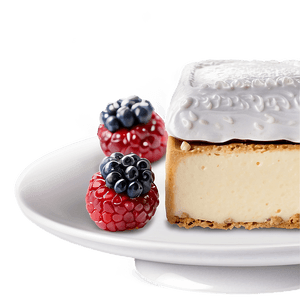 White Dessert Plate PNG fuv PNG