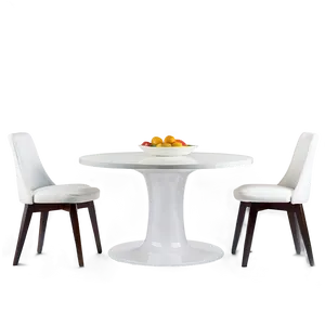 White Dining Table Png Wss PNG Image