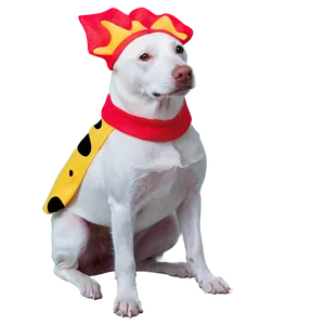 White Dog In Costume Png 48 PNG Image