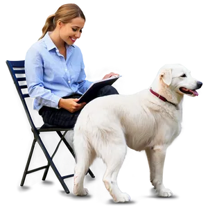 White Dog On Lap Png Hgp19 PNG Image