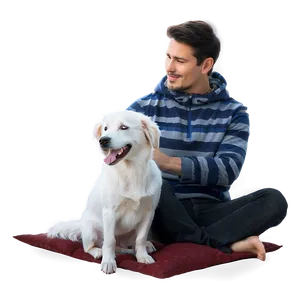 White Dog On Lap Png Wqv PNG Image