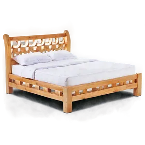 White Double Bed Png Qyq97 PNG Image