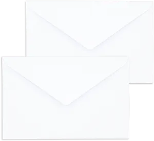 White Envelopes Stacked PNG Image