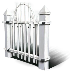 White Fence B PNG Image