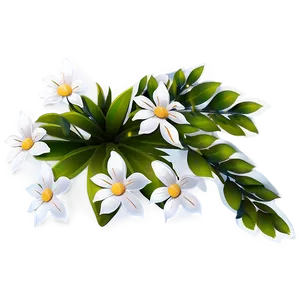 White Flowers Icon Png Jhl PNG Image