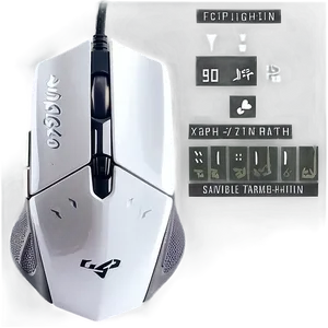 White Gaming Mouse Png 55 PNG Image