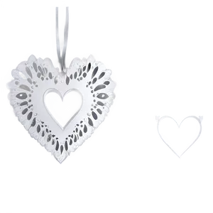 White Hearts Frame Png Vhv PNG Image