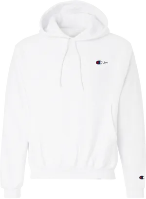 White Hoodiewith Logo PNG Image