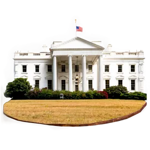 White House At Sunset Png Fqb6 PNG Image