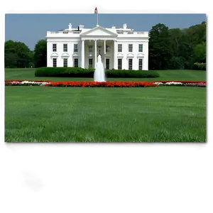 White House South Lawn View Png 17 PNG Image