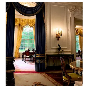 White House State Dining Room Png Oqg PNG Image