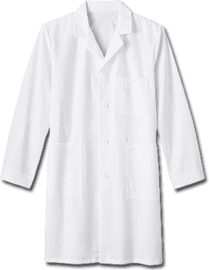 Coats Jackets Medically Equipped Meta Mens Labcoat - Lab Coat On Blank Background, HD Png Download PNG image with transparent background