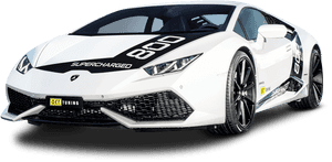 White Lamborghini Huracan O Ct800 Supercharged Car - Lamborghini Huracan Oct, HD Png Download PNG image with transparent background