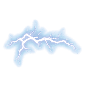 White Lightning Bolt PNG fwc41 PNG