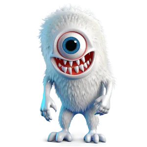 White Monster For Kids Png Fwj PNG Image