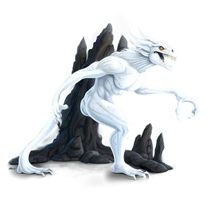 White Monster From Mythology Png Kqo PNG Image