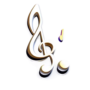 White Music Note For Creatives Png 06212024 PNG Image