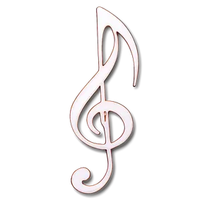 White Music Note For Musicians Png Kvt PNG Image