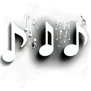 White Music Note For Web Png 76 PNG Image