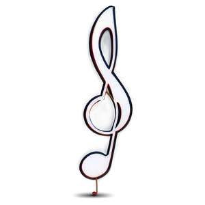 White Music Note With Notes Png 50 PNG Image