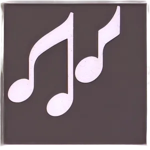 White Musical Note Png Pjw PNG Image