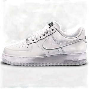 White Nike Air Force 1 Png Cep PNG Image